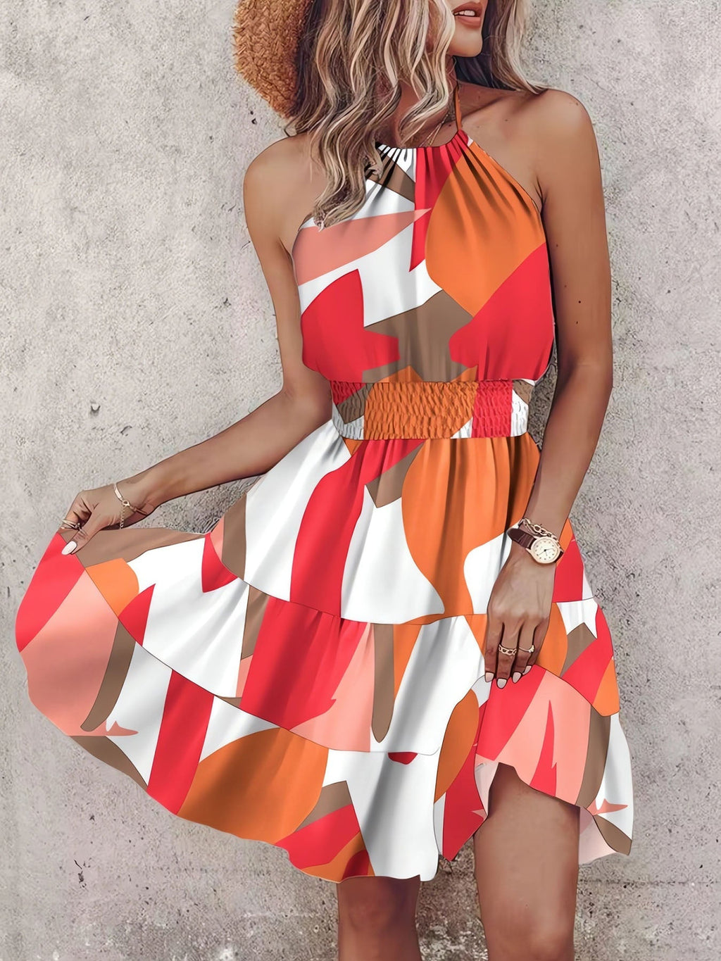 Sexy Halterneck Dress